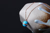 Real S 925 Sterling Silver Planet Pendants Necklaces for Women Natural Turquoise Balls Chokers Vintage Bohemian Jewelry