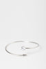 Real S 925 Sterling Silver Simple Fashion Zircon Bangles Korean Designer Co Arrow Jewelry Open Bangle Handmade Bijoux