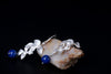 Real S925 Sterling Silver Ethnic Women Elegant Orchid Earrings Handmade Lapis Drop Earrings Fine Jewelry Brincos Bijoux