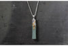 Real S925 Sterling Silver Women Bamboo Designer Pendant Necklace with Chain Natural Jade Jewelry Handmade Ethnic Bijoux
