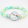Unicorn Beads Bracelets Mermaid Trendy Jewelry Women Girls Birthday Party Gift Many Styles