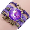 Unicorn Braided Kids Bracelet for Girls  Friendship Bracelets Jewelry Multi-layer Charm Bracelet  Jewelry
