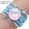 Unicorn Braided Kids Bracelet for Girls  Friendship Bracelets Jewelry Multi-layer Charm Bracelet  Jewelry