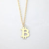 Unique Bitcoin Charm Necklace Latest Copper Gold Colour Unisex Jewelry Gift For Men And Women Dropship Accepted YP4004
