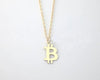 Unique Bitcoin Charm Necklace Latest Copper Gold Colour Unisex Jewelry Gift For Men And Women Dropship Accepted YP4004