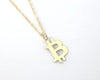 Unique Bitcoin Charm Necklace Latest Copper Gold Colour Unisex Jewelry Gift For Men And Women Dropship Accepted YP4004