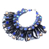 Unique Design Hyperbole Crystal Strands Statement Torques Necklace for Wedding & Women Choker Party Necklace
