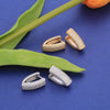 Unique Earrings For Women Gold Color Good Quality Zircon Hoop Earrings Jewelry Wedding Gift Europe Style
