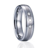 Unique Men Wedding Band Ring Tungsten Silver Color anillos bague bijoux femme No Scratch Couple Rings For Women
