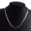 Unique Snake Chains Necklaces for Women Simple Style Choker Necklace Gold Silver Color Collier Daily Jewelry Accessories