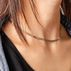 Unique Snake Chains Necklaces for Women Simple Style Choker Necklace Gold Silver Color Collier Daily Jewelry Accessories