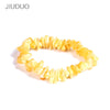 Unique super burst Natural amber beeswax multi-treasure hand string bracelet lady genuine noble grade BT032
