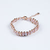 Unique super burst Pearl Bracelets for Women Mixed color Link Chain Crystal Bridal Wedding Jewelry Bracelets & Bangles special
