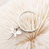 Unisex Simple Silverly Dragonfly Stainless Steel Rings For Woman Men Valentine's day Party Jewelry Girl's Friend Ring