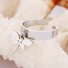 Unisex Simple Silverly Dragonfly Stainless Steel Rings For Woman Men Valentine's day Party Jewelry Girl's Friend Ring