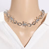 Unisex Thorn Choker Necklace Classics Alloy Necklace Classic Hip Hop Clavicle Chain Necklace Personality Trendy Jewelry