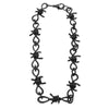 Unisex Thorn Choker Necklace Classics Alloy Necklace Classic Hip Hop Clavicle Chain Necklace Personality Trendy Jewelry