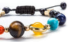 Universe Eight Planets Beads Bangles & Bracelets  Jewelry Natural Solar System Energy Bracelet for Women or Men Chritmas