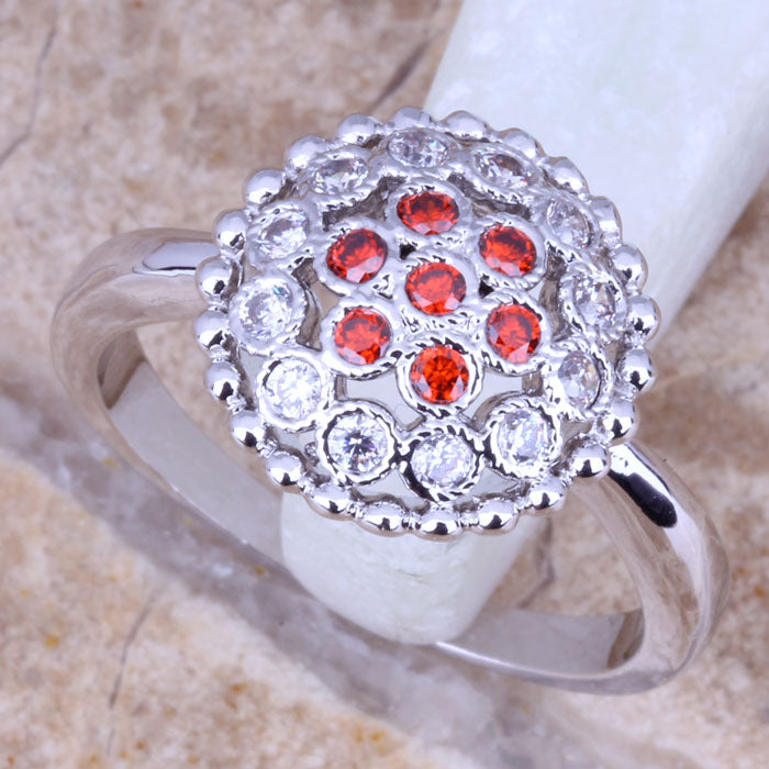 Unusual Ring For Women Gold Color Silver Color paved 4 Row AAA Cubic Zirconia Irregular Ring Fashion Jewelry