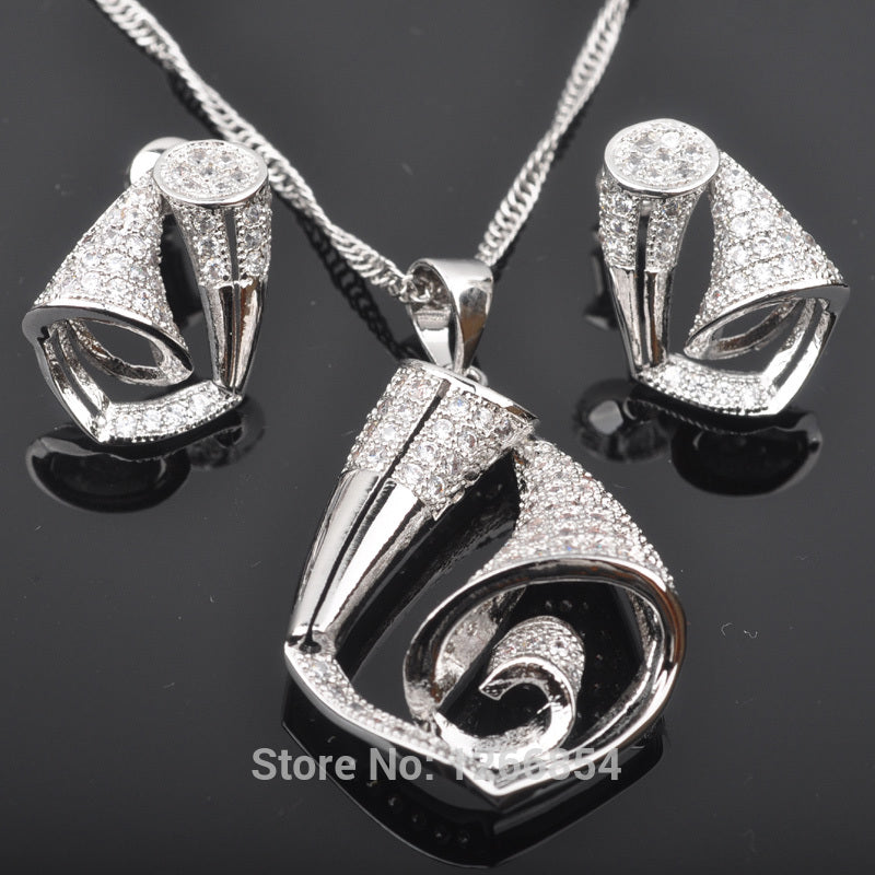 Musical Note Necklaces & Pendants Wedding Jewelry Elegant Women 925 Sterling Silver Necklace Gifts For Her ( NE100355)