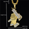 Hop Charm Pendants Rock Jewelry Gift Number 100 Bling necklaces for men