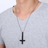 Upside Down Cross Inverted Cross Of St Peter Pendant Necklace Lucifer Satan Satanism Gothic Jewelry