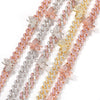 Uwin Mini Butterfly Cuban Link 9mm Pink choker Cz Punk Miami Link Bling Bling Hip Hop Jewelry For Gift