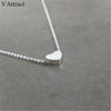 10pcs Stainless Steel Gargantilha Femme Jewelry Tattoo Choker Silver Color Tiny Heart Charm Necklace For Women