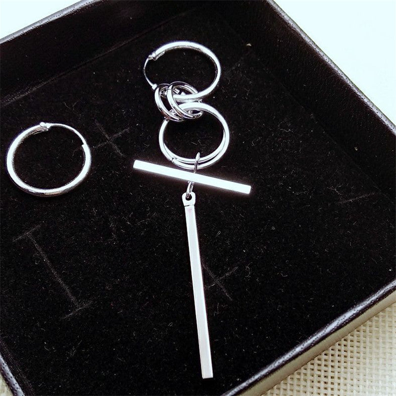 V BTS Earrings DNA Korean Earrings Long Men Bangtan Boys V DNA Earring For Women Men BTS Album Accessories BTS Kpop