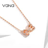 VANA Butterfly Necklace for Women 925 Sterling Silver Necklace Gift for Girlfriend