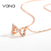 VANA Butterfly Necklace for Women 925 Sterling Silver Necklace Gift for Girlfriend