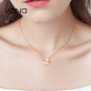 VANA Heart Clover Necklace for Women 925 Sterling Silver Necklace Gift for Girlfriend Wife