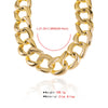 VEEMY Exaggerated Thick Chain Necklace Punk Style Hip Hop Metal Large Necklace for Women Party Goth Necklace Jewelry