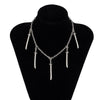 VEEMY Hip Hop Punk Sword Pendant Necklace Gothic Vintage Clavicle Chain Choker for Women Statement Jewelry
