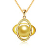 100% 925 Sterling Silver Pearl Pendant Necklaces For Women's Jewelry Good Quality jewelry Wedding Accessories