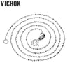925 Sterling Silver Chain Necklace 40cm/45cm/40cm+5cm Fashion Jewelry For Women Men Chain Jewelry kolye collares