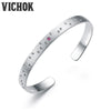 925 Sterling Silver Classic White Color Bracelet & Bangles For Ladies Cuff Bracelets Luxury Fine Jewelry Pulseiras