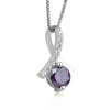 925 Sterling Silver Cubic Zirconia Pendant Necklaces Fine Jewelry for Women cadenas de plata 925 mujer