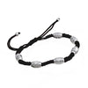 Couple Bracelet Red(women) Black(man) Rope Three/Five/Six Beads 6Styles Braided Gift for Lover Sterling Silver Bracelet