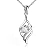 Luxury Crystal Pendants& Necklaces Silver 925 Jewelry Necklaces & Pendants for Women Lover Fine Jewelry Designer Jewelry
