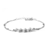 Pure 925 Sterling Silver Bracelet Lucky Round Prayer Beads Charm Bracelets & Bangles For Women Men Fine Jewelry pulseras