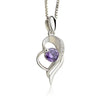 silver 925 jewelry Pendants & Necklaces Women Shiny Crystal kolye Chain Necklaces Platinum Color choker necklace