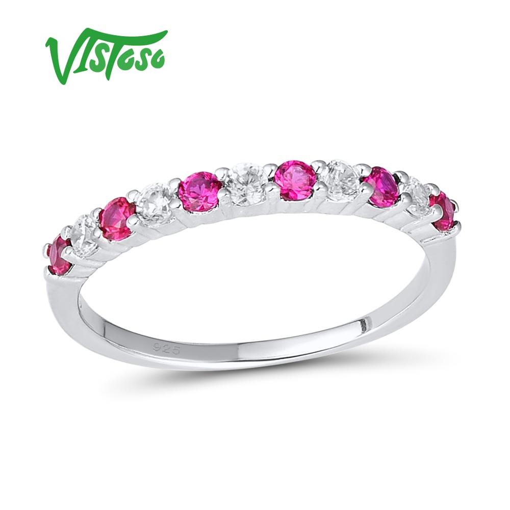 Silver Ring For Women Sparkling Pink Spinel Show Elegant Temperament Genuine 100% 925 Sterling Silver Fine Jewelry