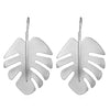 Bohemian Monstera Leaf Drop Dangle Earrings Women Gold Color Statement Tropical Plant Summer Jewelry Brinco Bijoux Gift