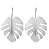 Bohemian Monstera Leaf Drop Dangle Earrings Women Gold Color Statement Tropical Plant Summer Jewelry Brinco Bijoux Gift