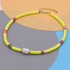 VONNOR Korean Necklaces Costume Jewelry for Women 2022 Choker on the Neck Chain Multicolor Clay Imitation Pearl Necklace
