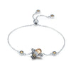 925 Sterling Silver Bracelet Women Chain Honey Bee 925 Silver Bracelet Ladies Gift Trendy S925 Sterling Silver Jewelry