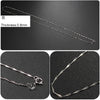 925 Sterling Silver Necklace for Women DIY Long Necklaces Pendants Chain Silver 925 Jewelry Minimalist S925 Fine Jewelry