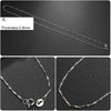 925 Sterling Silver Necklace for Women DIY Long Necklaces Pendants Chain Silver 925 Jewelry Minimalist S925 Fine Jewelry
