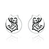 Hot Sell 100% 925 Sterling Silver Earrings Cute Lovely Animal Series Stud Earring For Woman Girl Trendy Party Jewelry